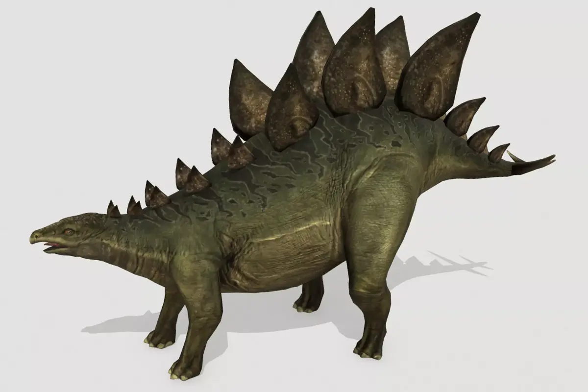 Stegosaurus Low-poly 3D model purchase