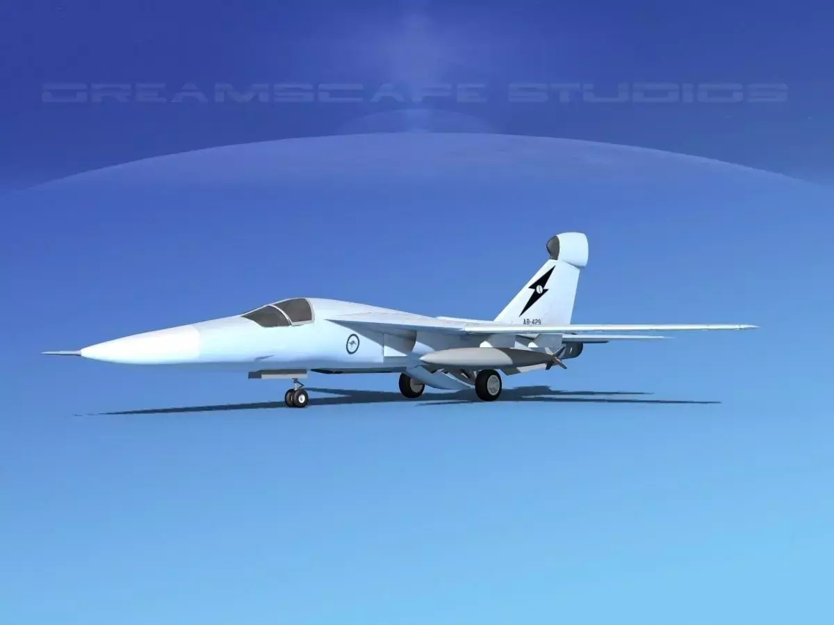 General Dynamics EF-111 Raven V06 RAAF 3D model