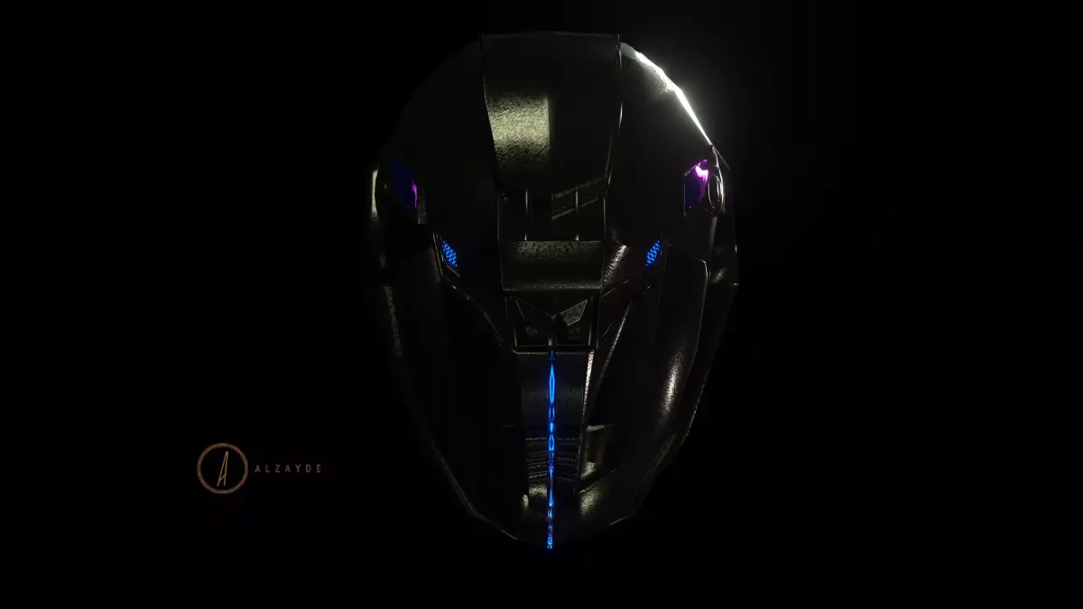 sci fi helmet  3D model
