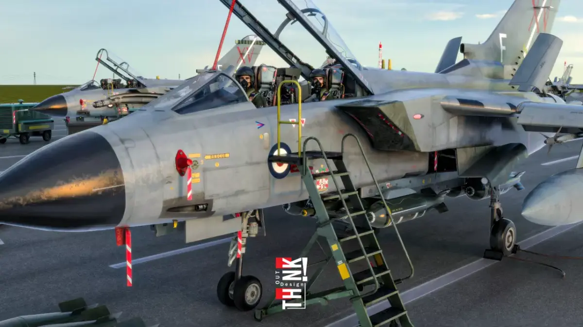 Tornado GR1 Low-poly 3D model