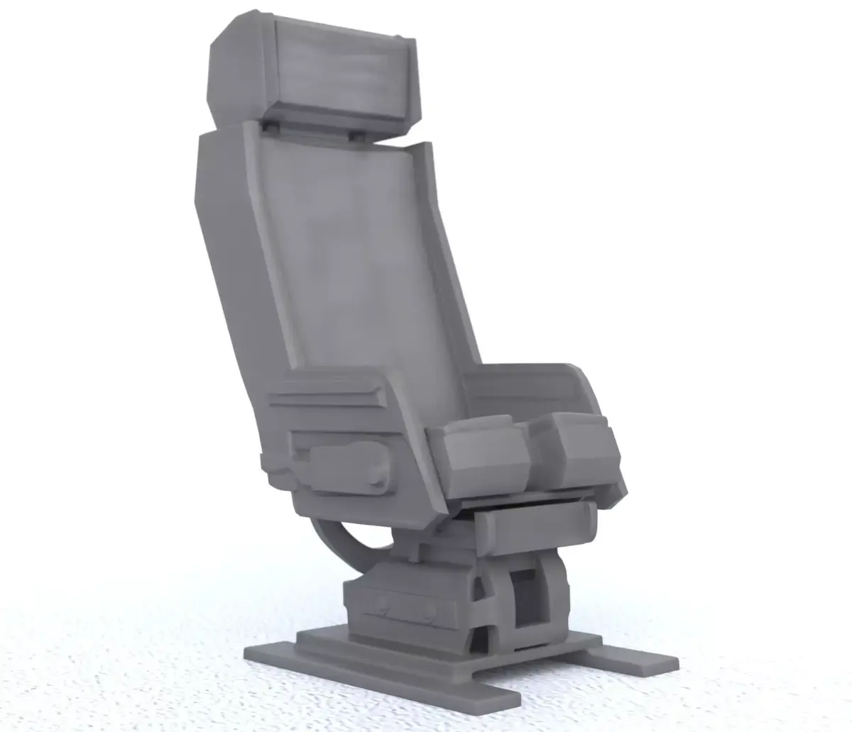 Fighter Jet Pilot Seat 3D print model