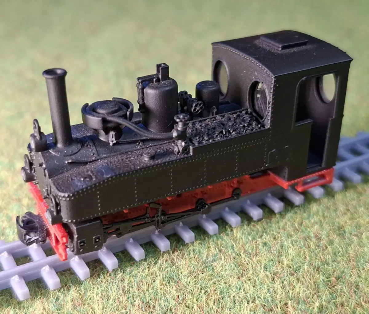 D-Feldbahn Locomotive HF 1-87 H0f600mm resin 3D print model