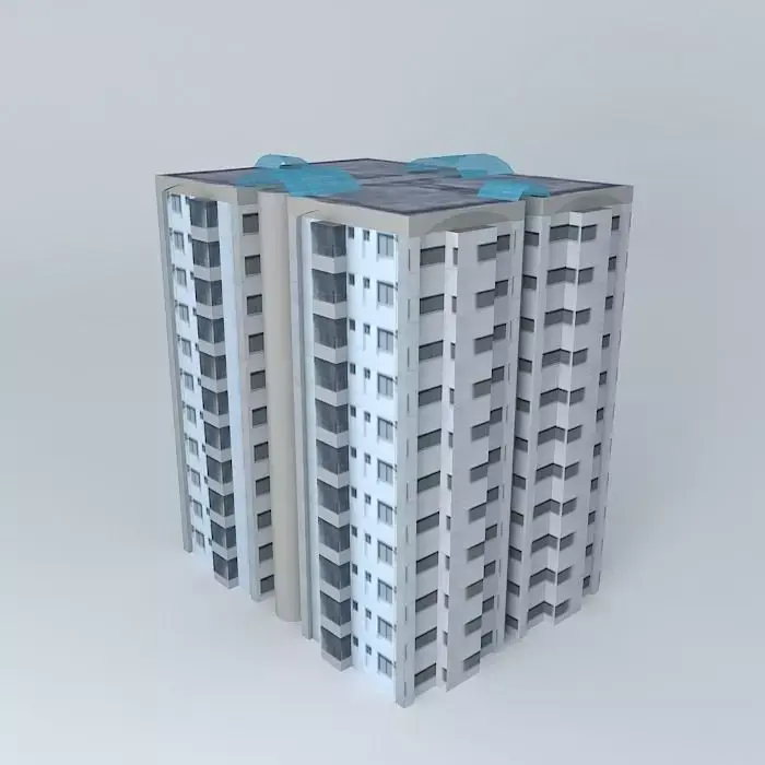 MP bhaban 4 Free 3D model