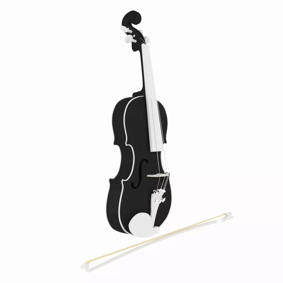 Violin 3D model
