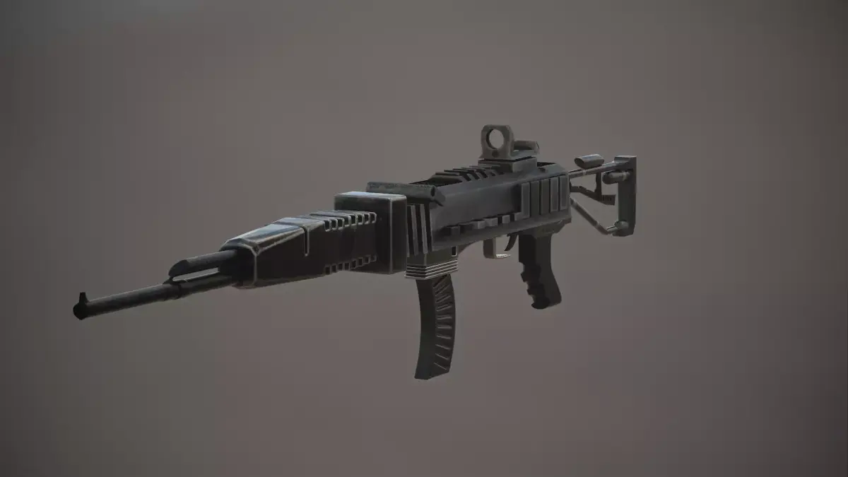 gun assult Free 3D model