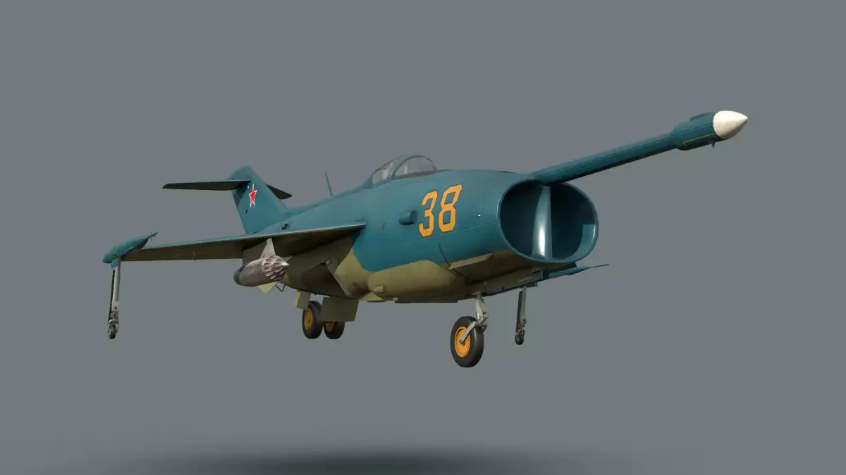 Yakovlev Yak-36 VTOL Low-poly 3D model