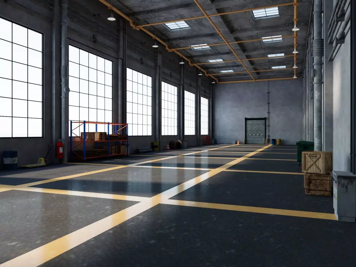 Warehouse Factory interior 3D model
