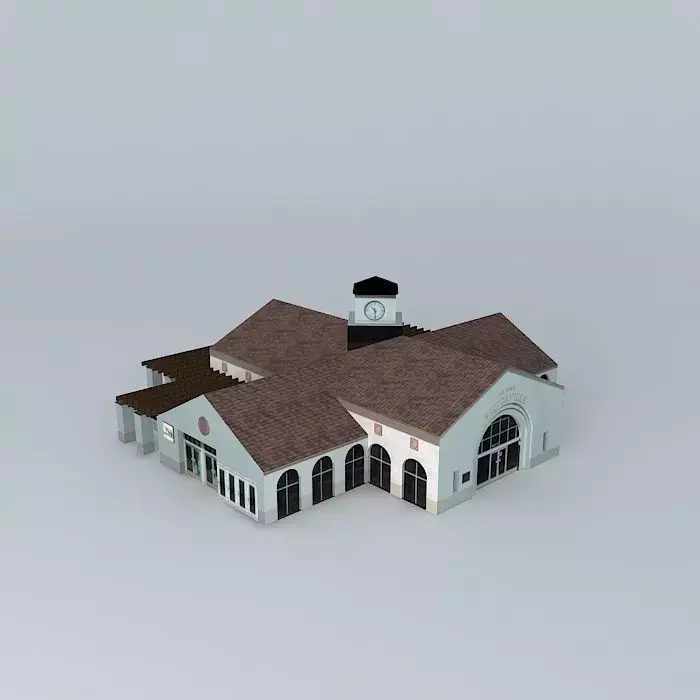 Victorville Transportation Centre Free 3D model