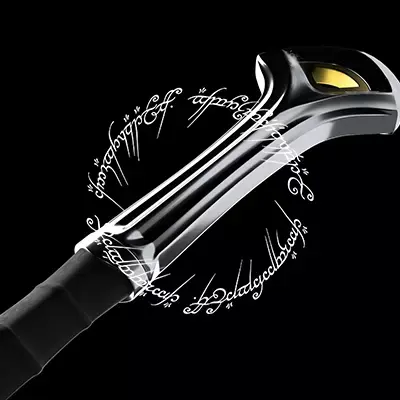 Narsil Anduril Aragorn Sword Lord Of The Rings 3D model