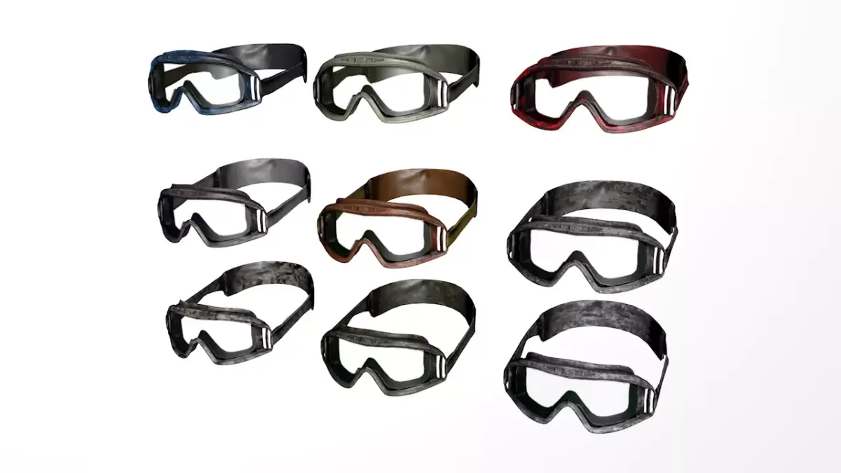 Military Gear Equipment Goggles Game Ready Low-poly 3D model purchase
