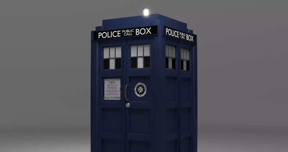 TARDIS Free 3D model