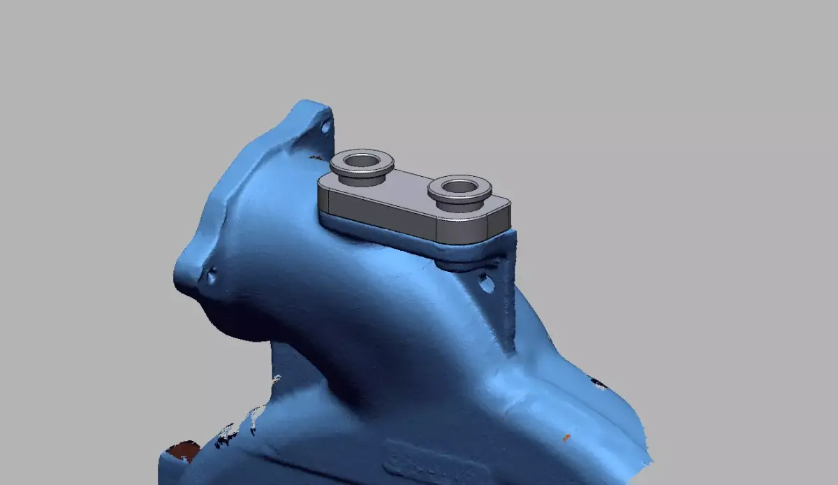 Intake manifold Rubber mount 1 9 TDI 3D print model