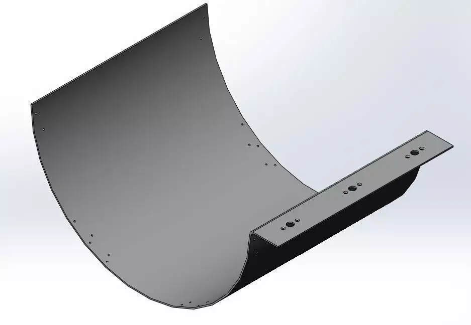 Funel slit body Free 3D model