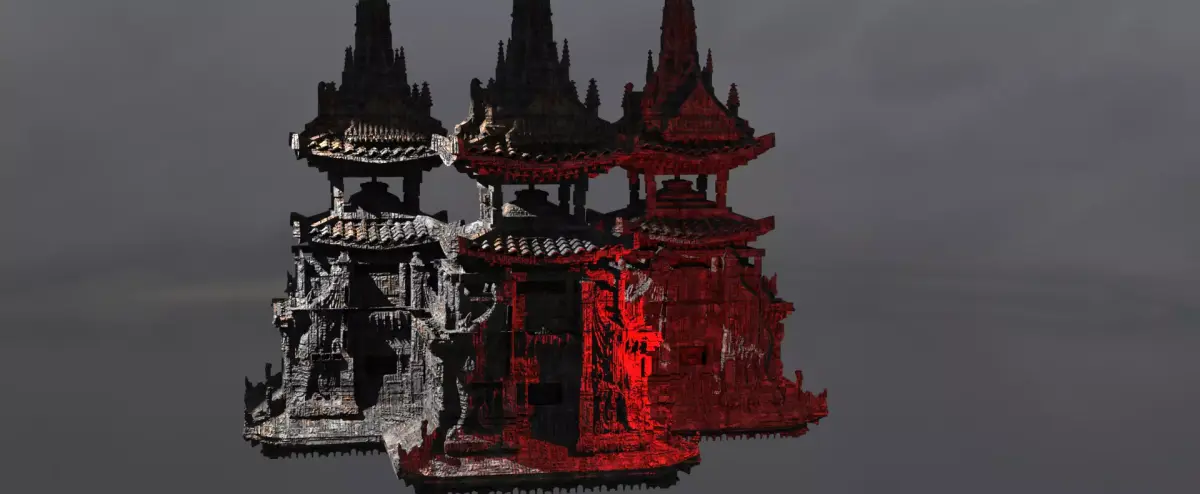 Samurai underground Dome 3D model