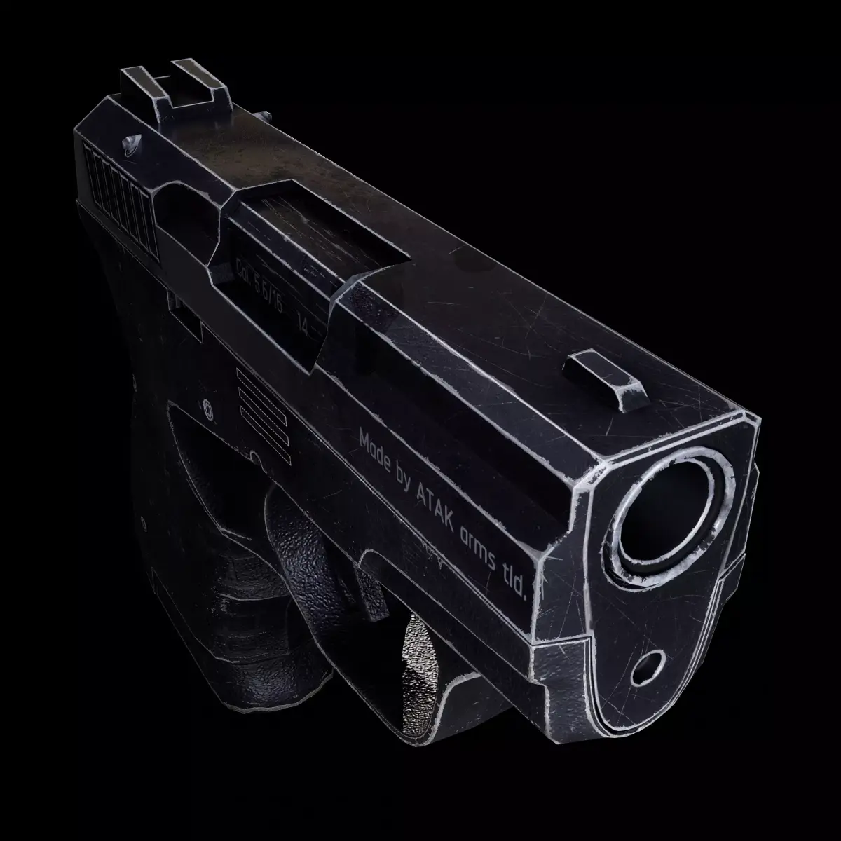 Stalker M906 Low-poly 3D model