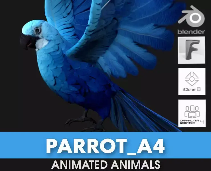 Parrot A4 3D model