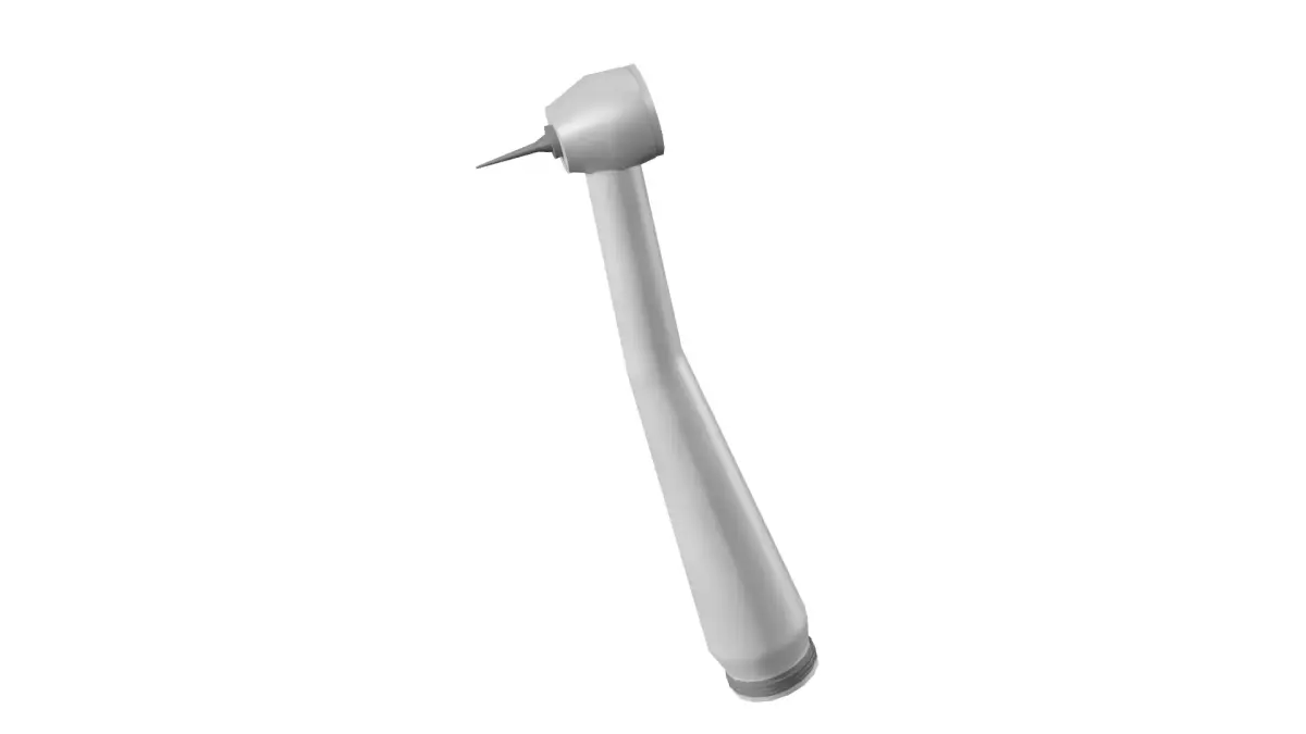 Dental tool airotor Free low-poly 3D model