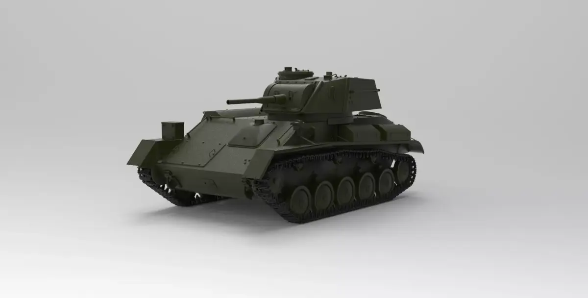T80 Tank 3D model