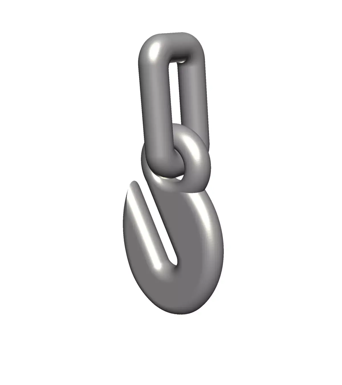 BIG RIG CHAIN LINK AND HOOK ACCESSORIES 3D print model