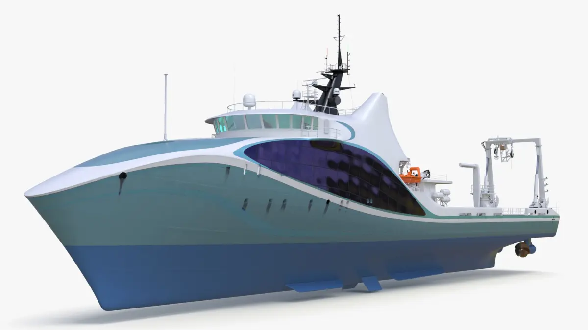 Ship for Transporting and Launching Drones  purchase 3D model
