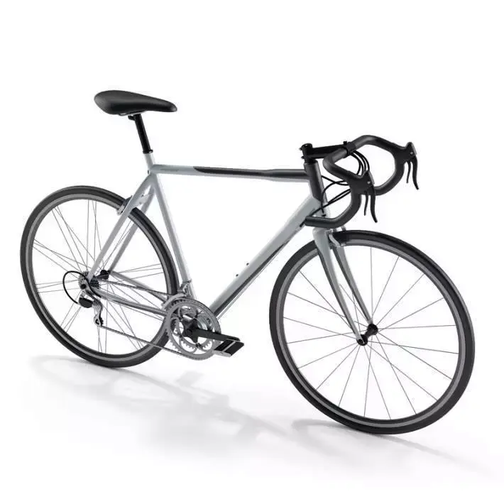 Men s Grey And Black Bicycle 3D model