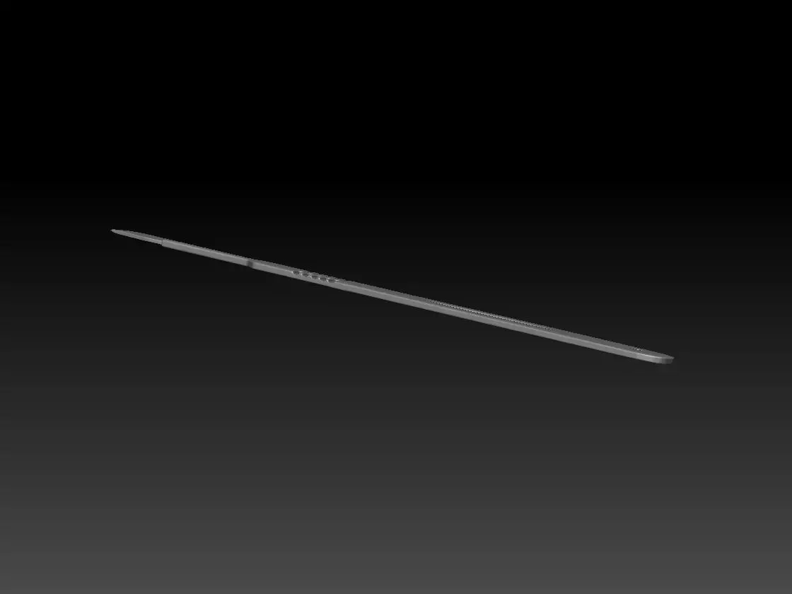 Deadly razor blade 3D model