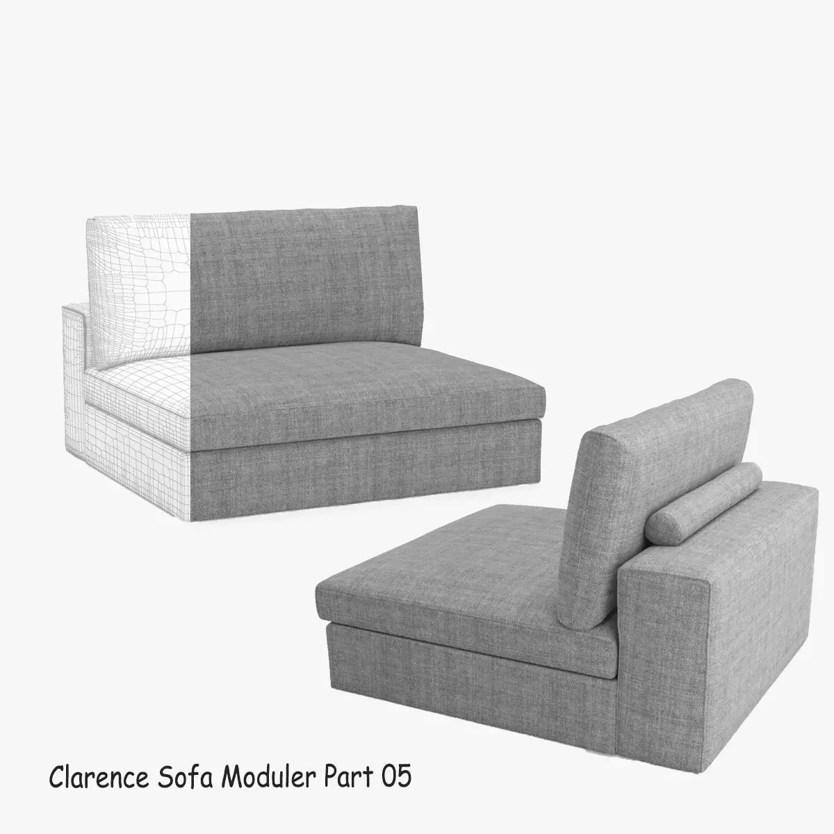 Clarence Sofa Moduler Part 05 3D model