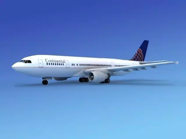 Airbus A-300 Continental 2 3D model