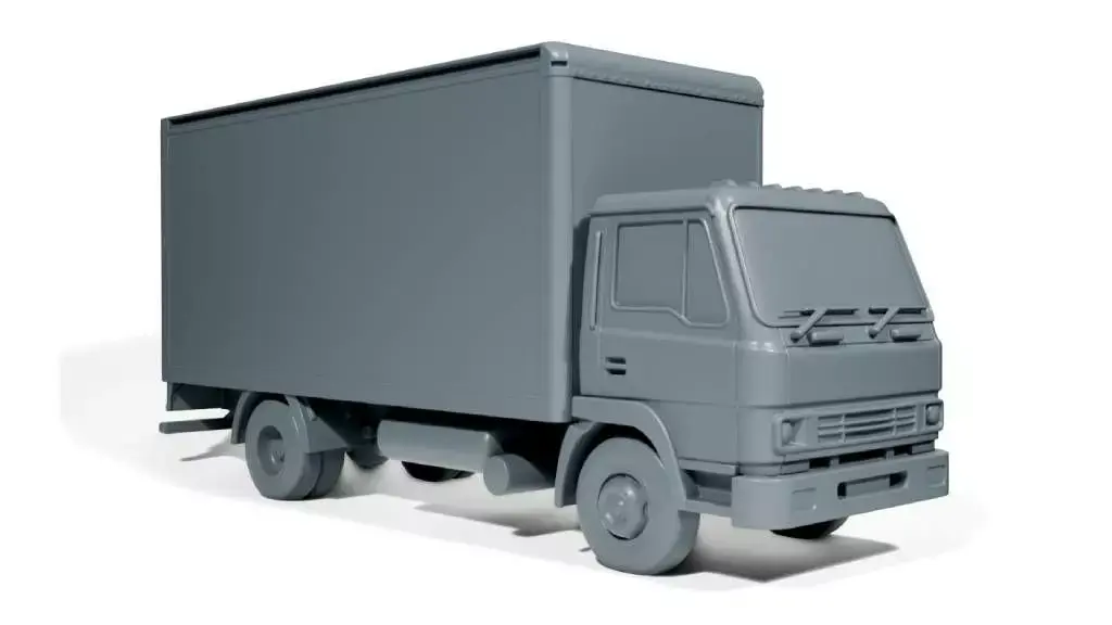 Delivery truck 3D print model