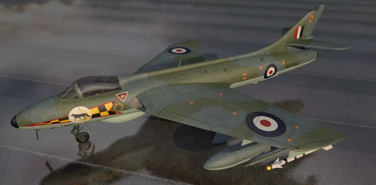 Hawker Hunter F Mk-5 3D model