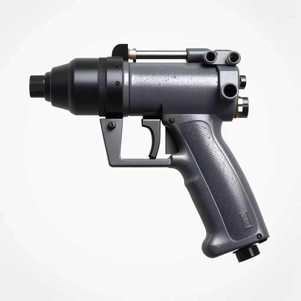 Gritty SciFi Handgun Prop 3D model