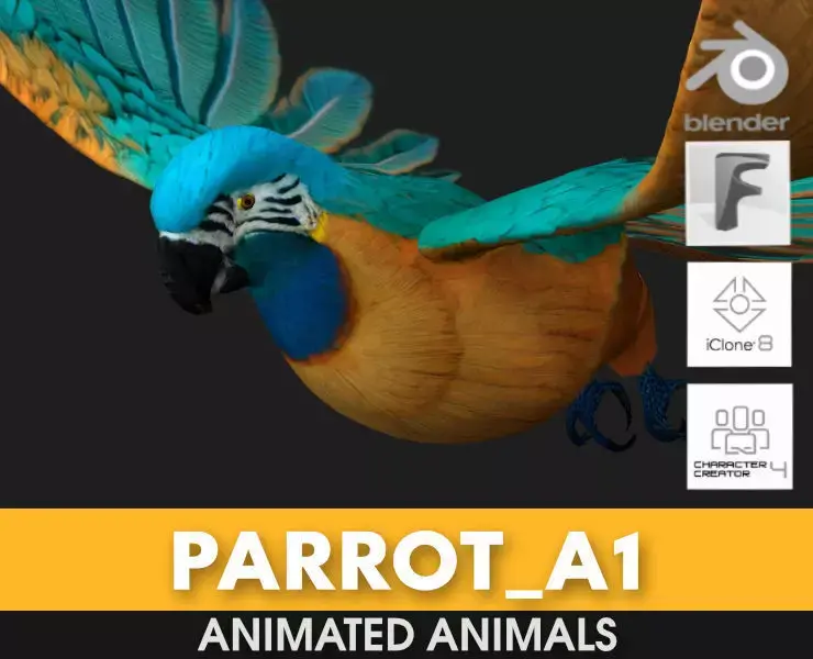 Parrot A1 3D model