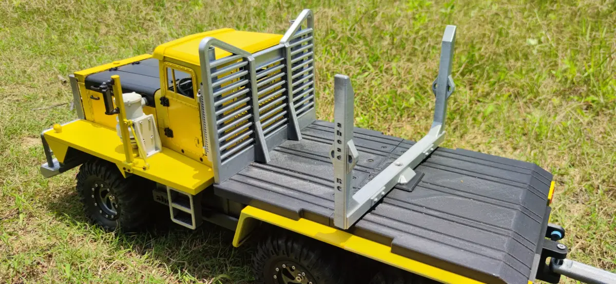 P12 TRX6 logging bed and trailer - 1-10 RC body attachment 3D print model