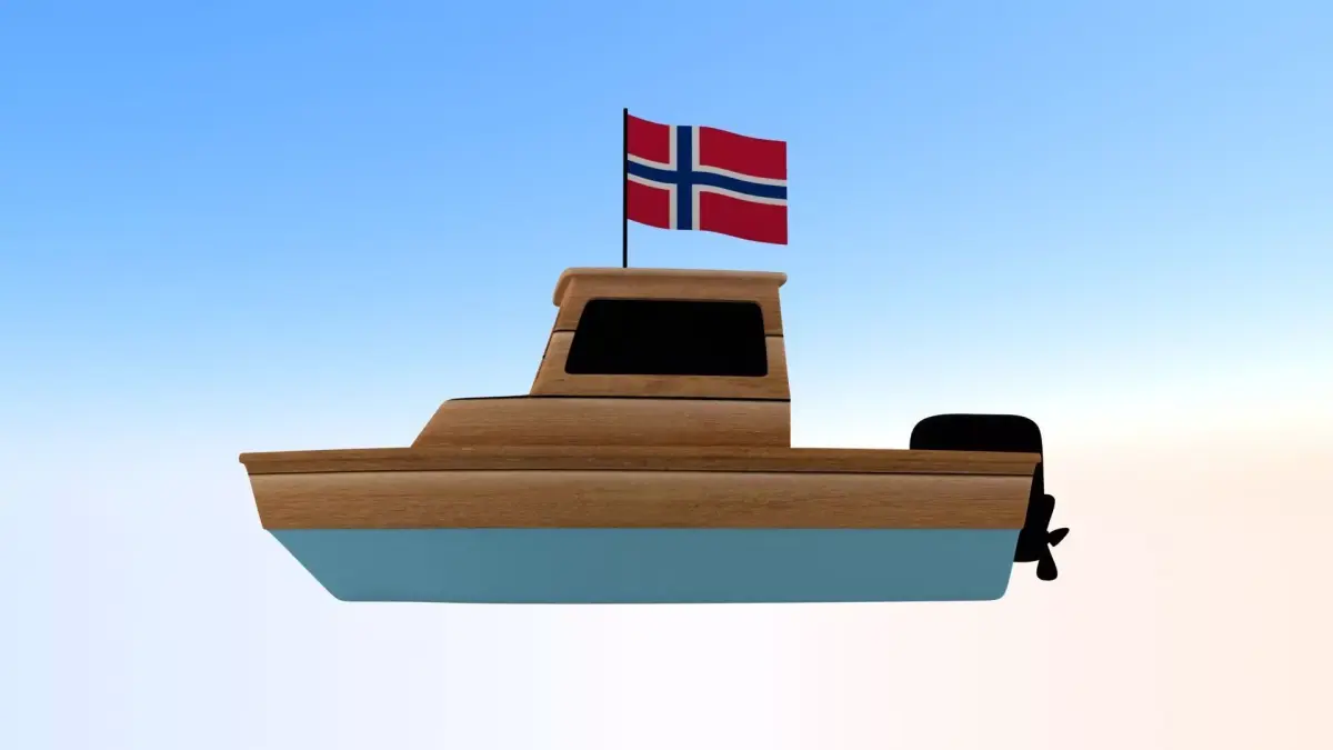 Norway Fishing Boat 3D model