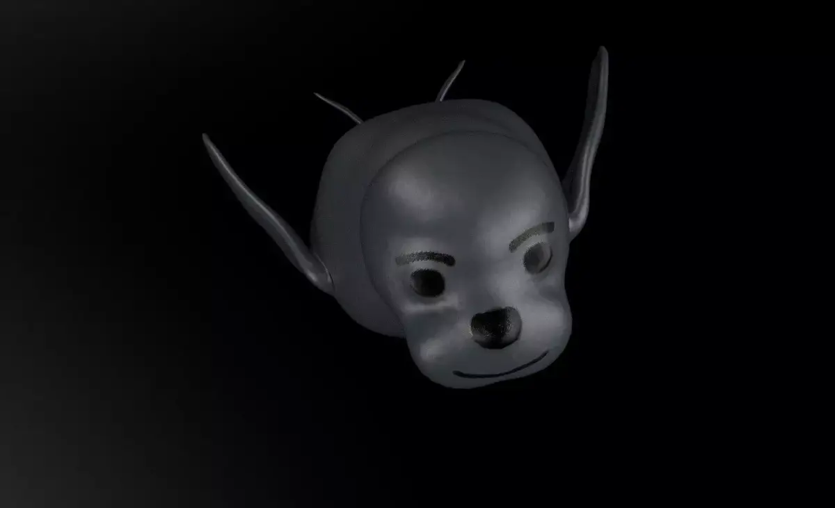good character seal 3D model