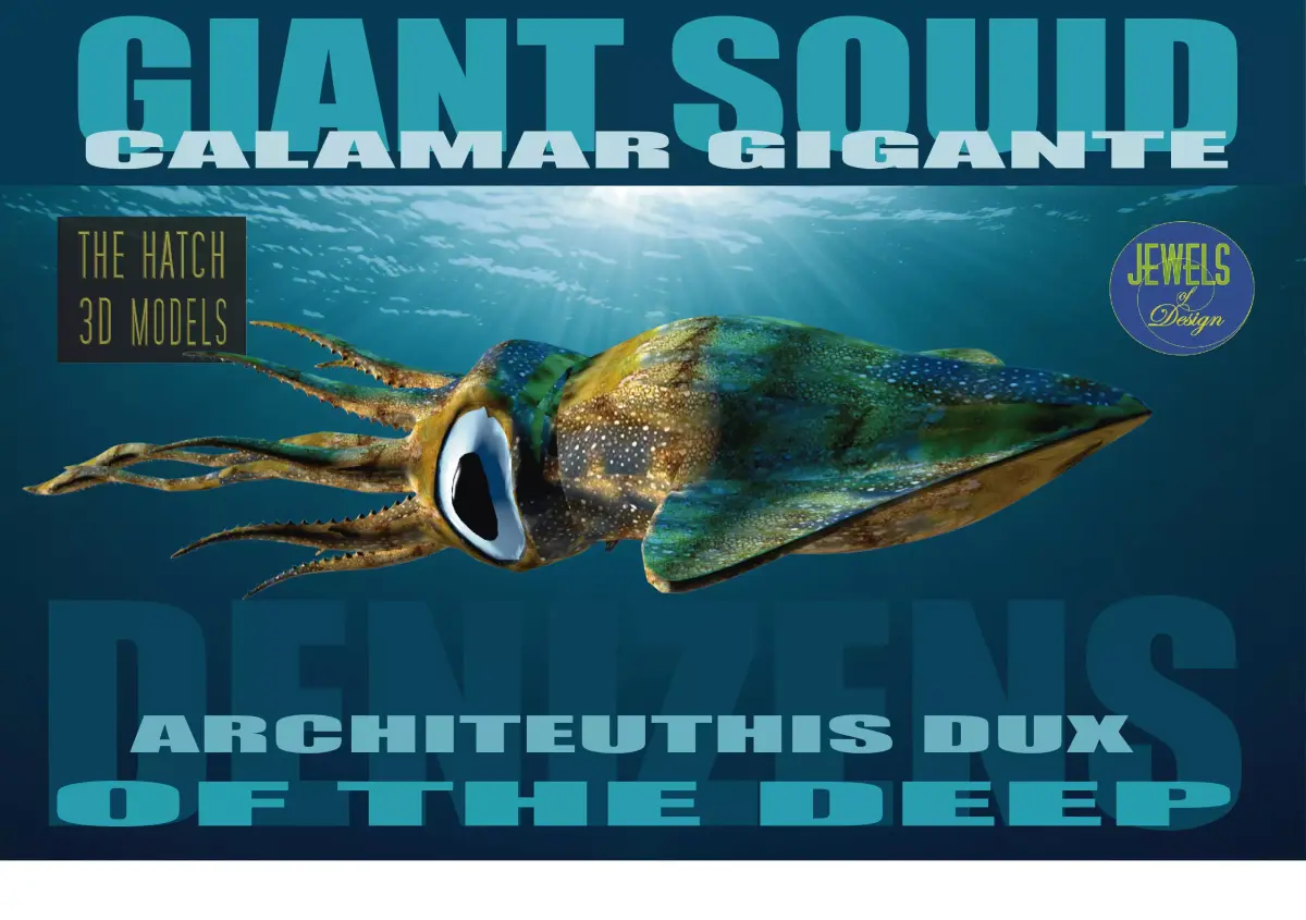 Giant Squid Low-poly 3D model purchase