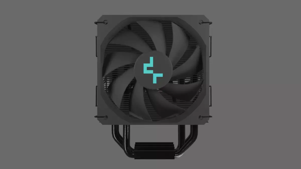 CPU Tower Fan PBR Low-poly 3D model