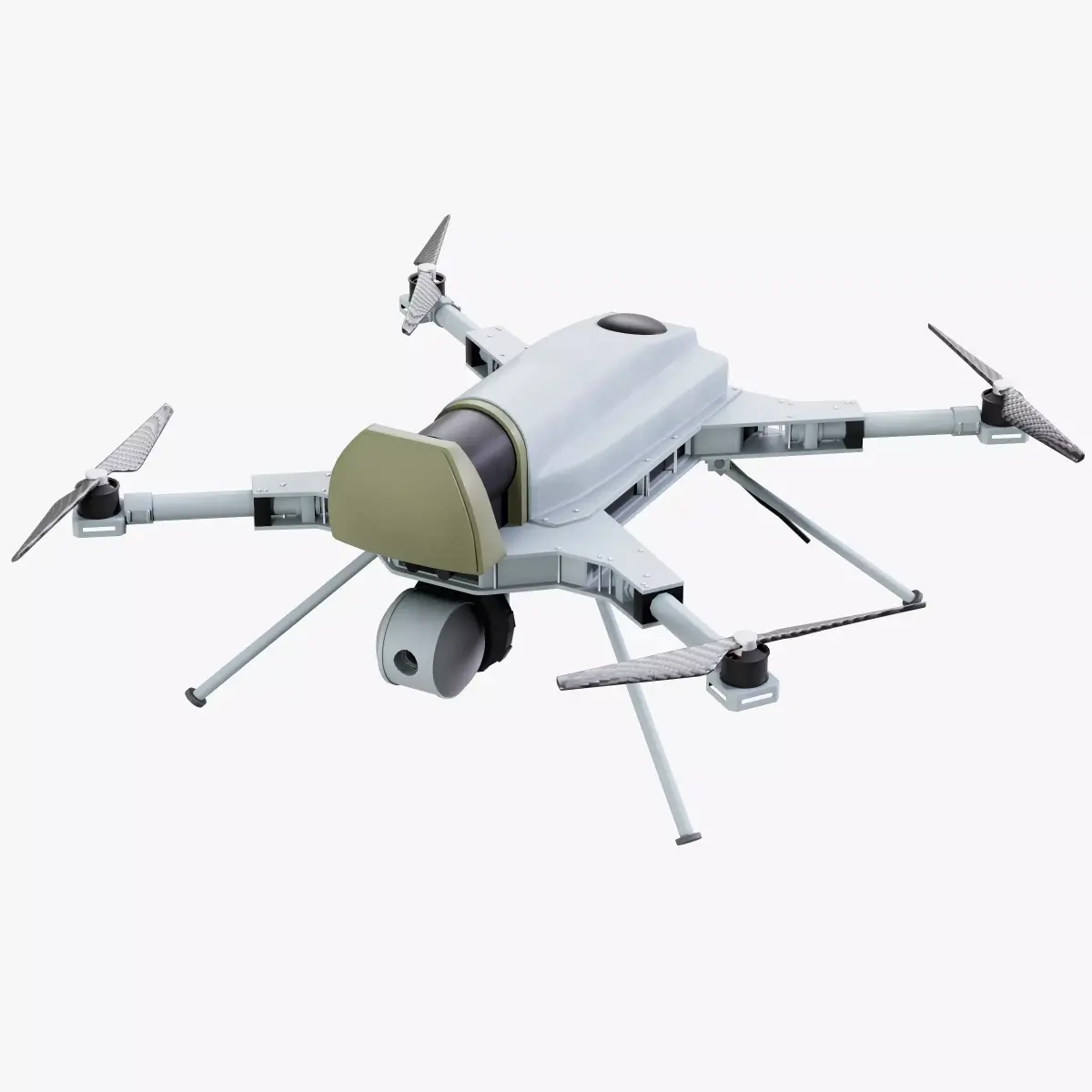 Kargu Drone Low-poly 3D model