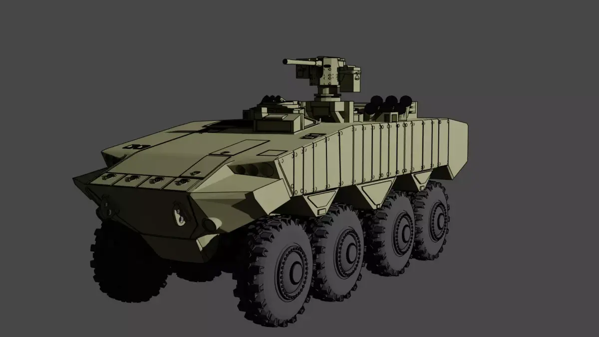 IDF Eitan AFV 3D print model