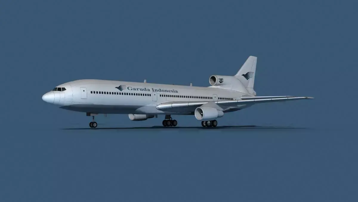 Lockheed L-1011-50 Garuda Indonesia 3D model