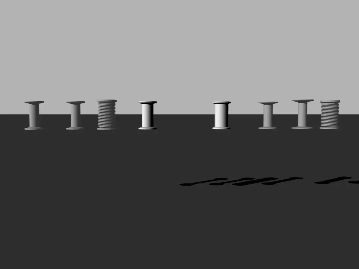 Sewing or Fly Tying Bobbins Free 3D model