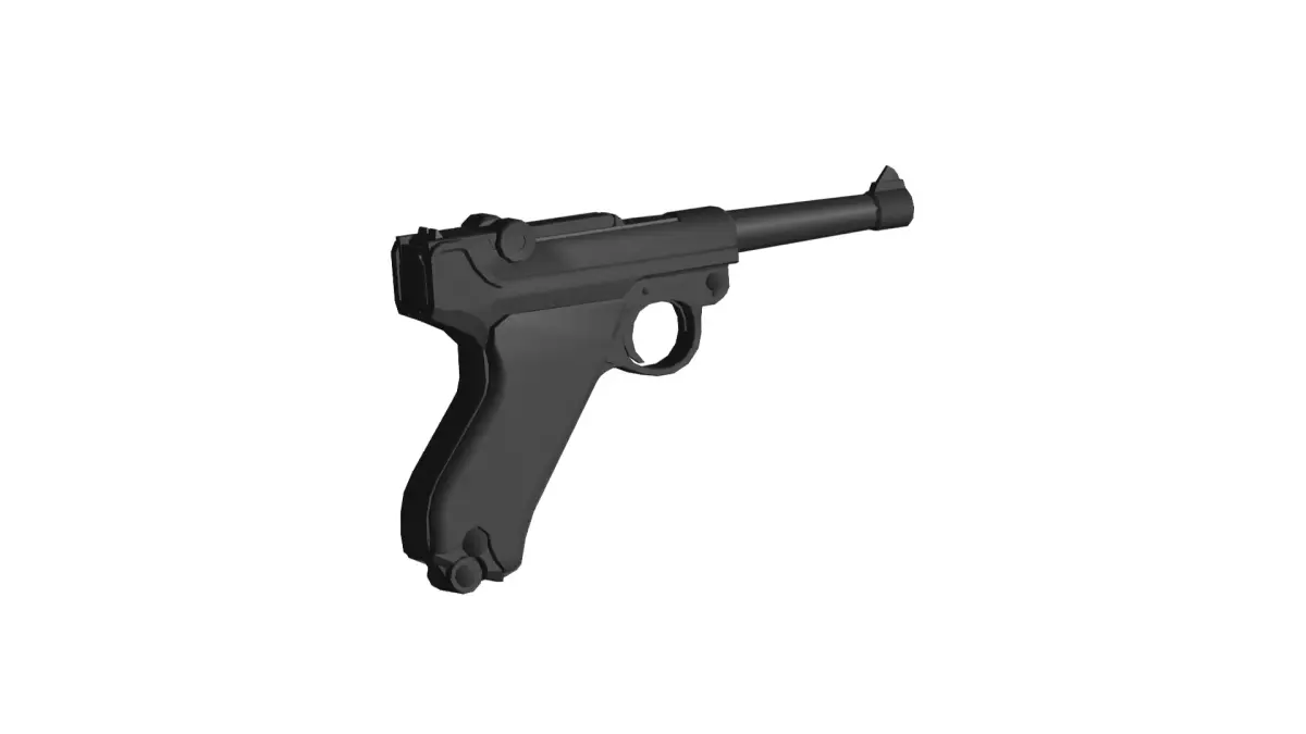 Luger pistol 3D model