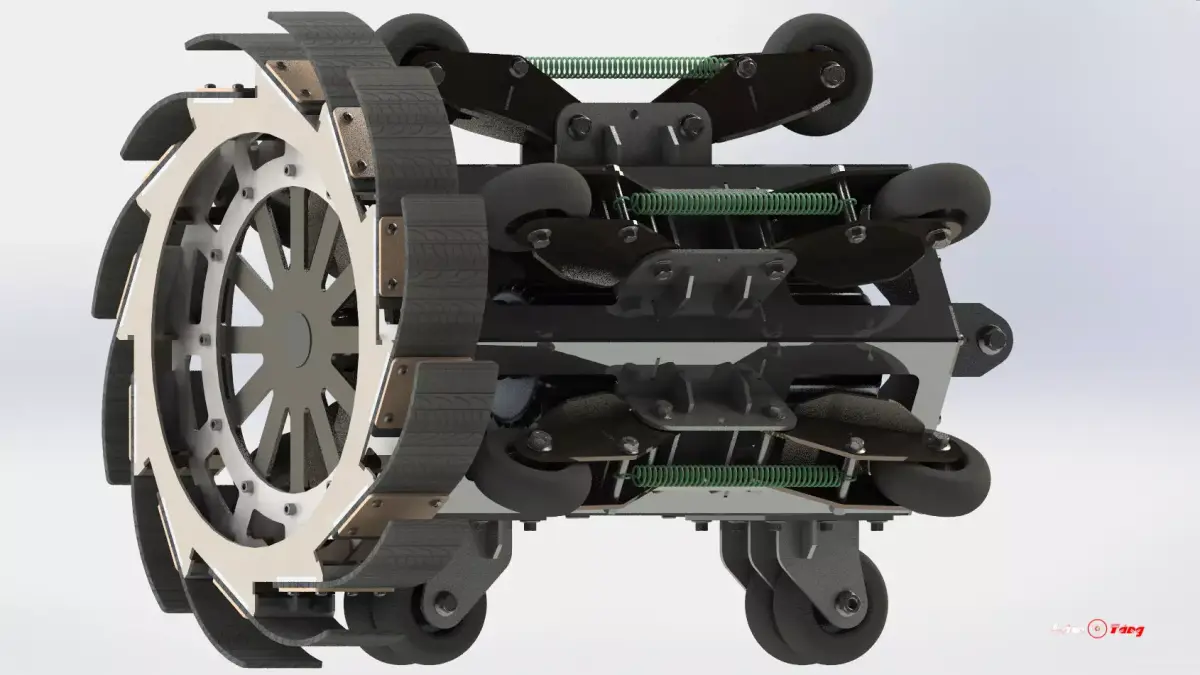 Tube Grinding Robot 3D model