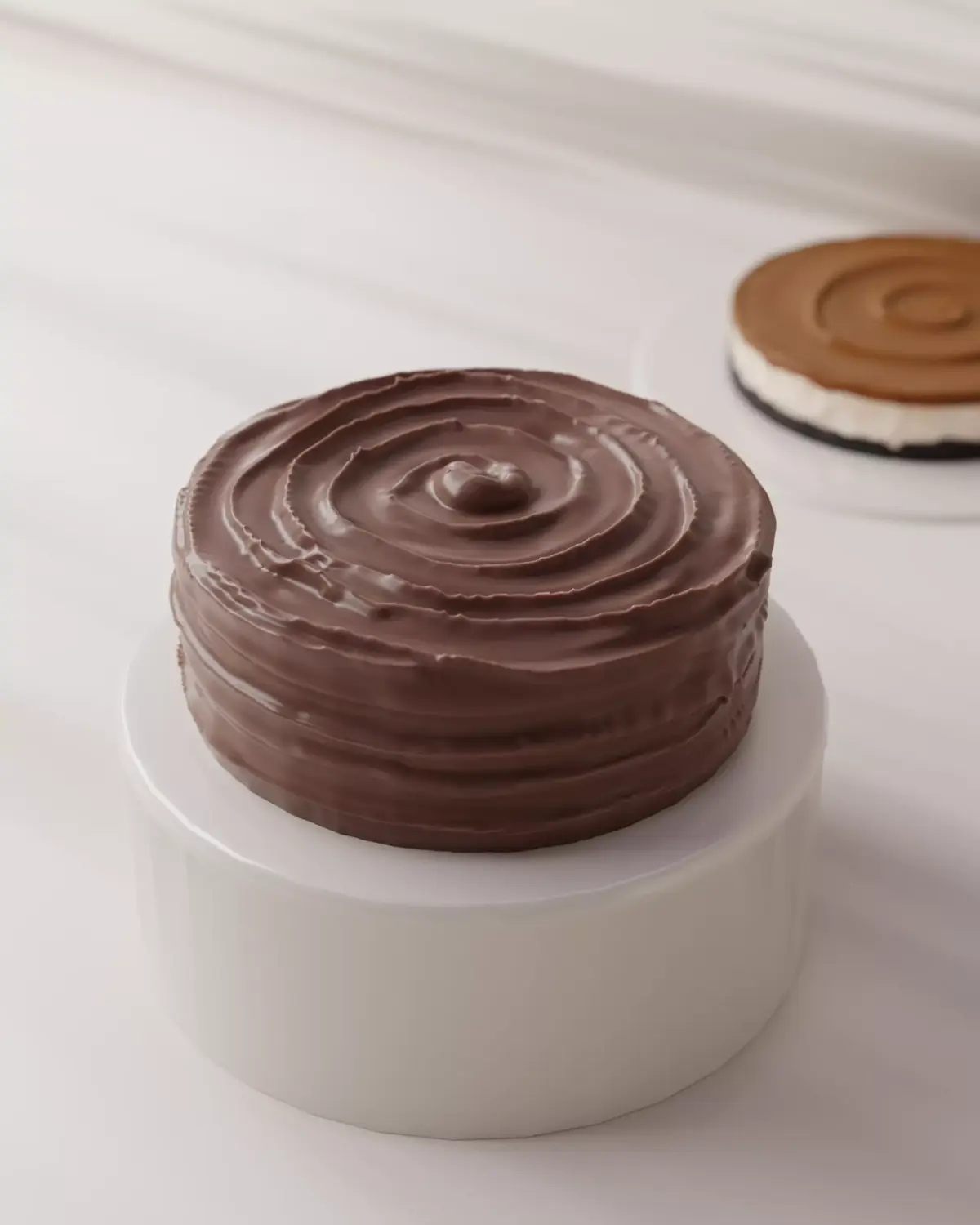 Realistic Matilda Chocolate Cake 3D model
