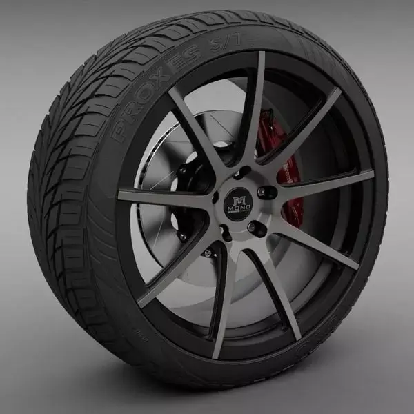 Savini Forged SM-4 Wheel 3D model