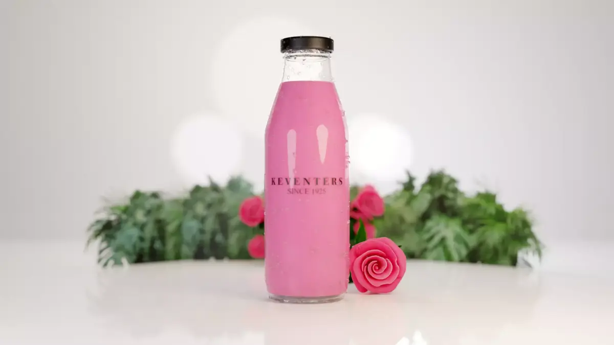 3D Juice bottle 3D model