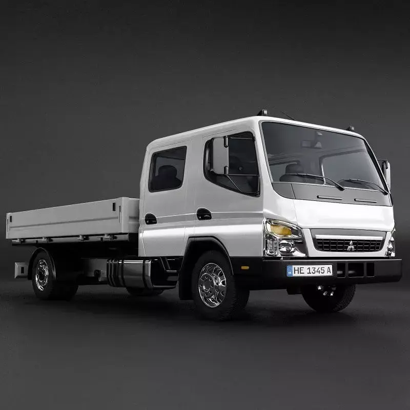 Mitsubishi Fuso FE160 Crew Cab Truck 3D model