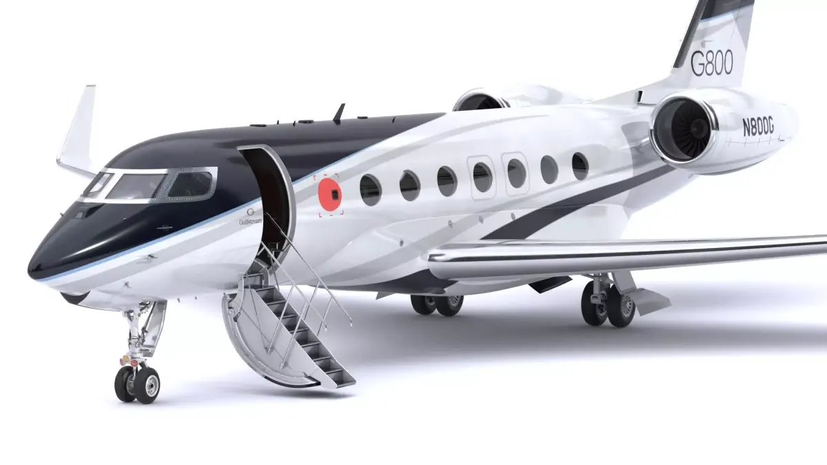 Gulfstream G800 Ultra-Long-Range Business Jet 3D model