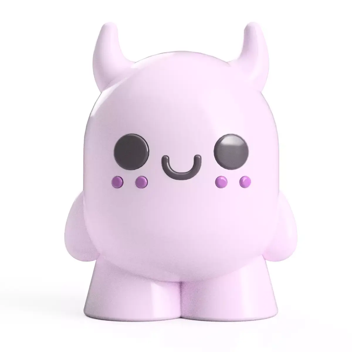 Lil Devil Art Toy Figurine STL File for Personal Commercial Use 3D print model