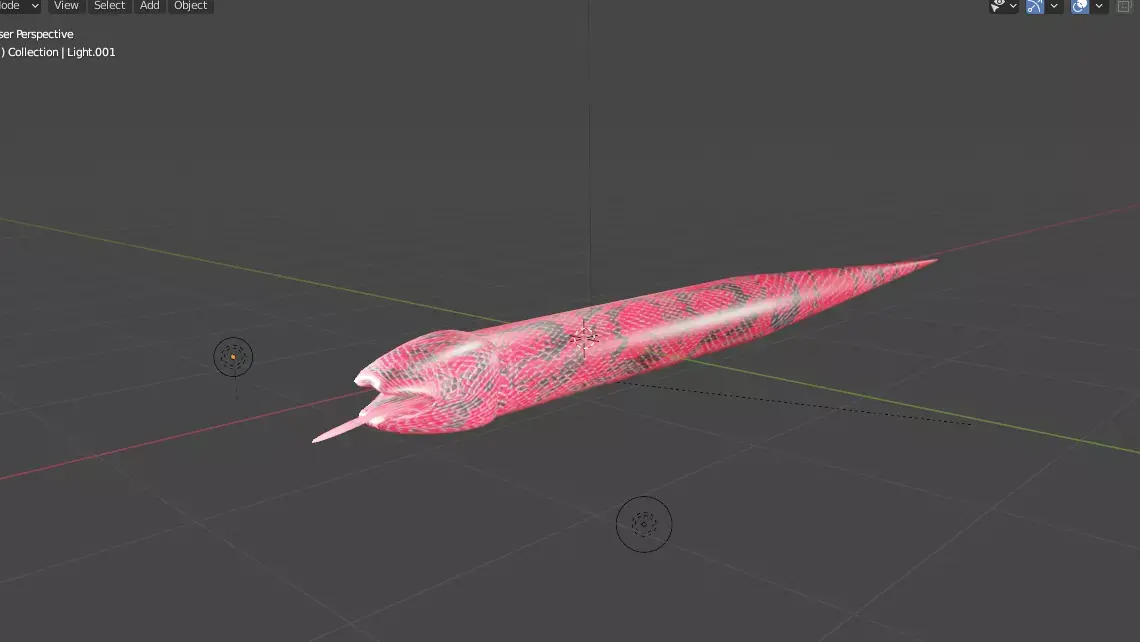 Textured And Modelled Snake 3D model